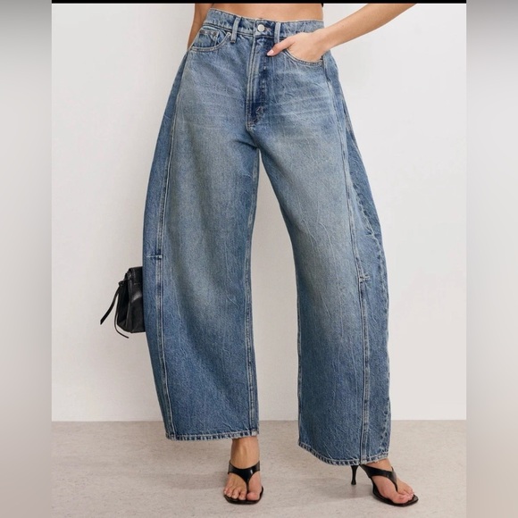 Good American GOOD EXTREME BARREL JEANS - Picture 2 of 13